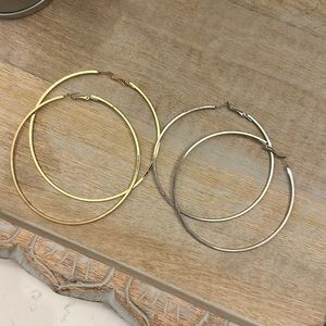 Costume jewelry hoops